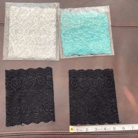3 pairs of ladies NWT lace boot cuff. These are great to wear as an accent. - Picture 4 of 4
